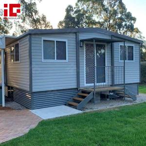 บ้านคอนเทนเนอร์สำเร็จรูปแบบพับได้ ขยายได้ 2-3 ห้องนอน ขนาด 40 ฟุต แบบสองปีก สำหรับโรงแรม - Product Image 1