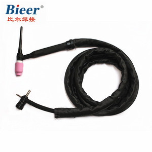 Bieer Welding Torch 300A Angled Air Cooled With Pink Nozzle For Arc Welding - Product Image 1