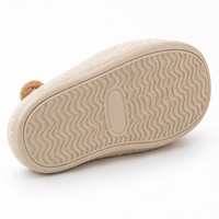 Pantoufles en peluche en forme d'ours en peluche, semelle légère en EVA, chaussures d'intérieur douces