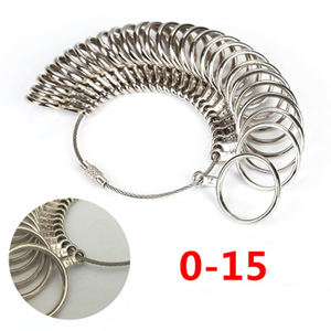 0-15 गहने उपकरण अंगूठी गेज उपकरण अमेरिका अंगूठी मापने Sizer - Product Image 6