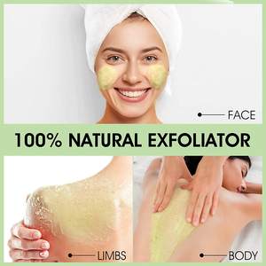 Exfoliante de marca privada, 200ml, 300ml, personalizado, vegana, orgánico, para brillo, hidratante - Product Image 2