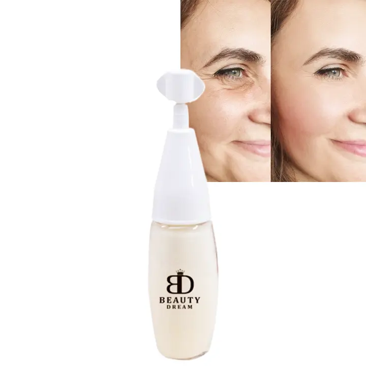 OEM ODM Organic Serum Moisturizing Hydrating Anti Aging Anti-wrinkle Fullerene Face Serum Crystal Powder For Skin Care