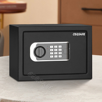 CEQSAFE Neuerscheinung Sicherheitsschrank mit Digitaler Codeanzeige Elektronischer Tresor für Zuhause zur Aufbewahrung von Geld