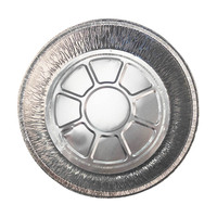 Conteneurs en aluminium de différentes tailles (7, 8, 9 pouces), barquettes rondes jetables en aluminium, plateaux de cuisson en aluminium, emballage personnalisé