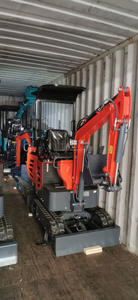 Excavadora <span class=keywords><strong>Boleo</strong></span> Mini Tractor Excavadora Máquina Hidráulica Pequeñ<span class=keywords><strong>a</strong></span> Micro Crawler Bagger Excavadora Mini Excavadora 1Ton - Product Image 2