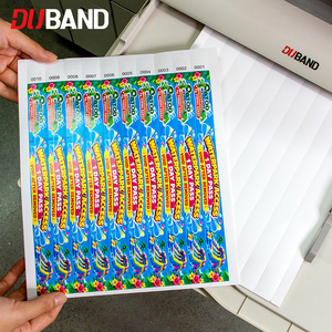 สายรัดข้อมือผ้าพิมพ์ลาย DIY แบบแผ่น A4, แผ่นเปล่าสำหรับพิมพ์ลวดลายต่างๆ, ใช้ได้กับเครื่องพิมพ์เลเซอร์และอิงค์เจ็ทสำหรับ<span class=keywords><strong>งาน</strong></span>อีเว้นท์ - Product Image 3