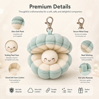 Boneka Gantungan Kunci Mutiara AI Shell 10cm, Figur Kawaii Super Lembut Seperti Awan, Isian Kapas PP, Gantungan Kunci Lucu