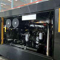 Compresseur d'air à vis diesel portable pour forage de puits d'eau, moteur diesel minier, 35 bar, 40 bar, 1200 cfm, 1400 cfm