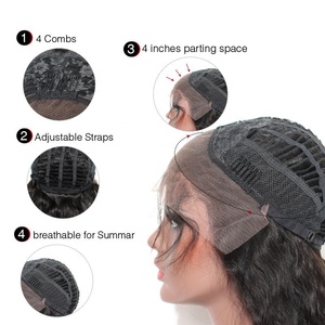 Vague lâche <span class=keywords><strong>Cheveux</strong></span> Humains Bob Perruque Pixie <span class=keywords><strong>Coupe</strong></span> <span class=keywords><strong>Cheveux</strong></span> Brésiliens Avant <span class=keywords><strong>De</strong></span> Lacet Perruque Courte Pour Femmes Noires - Product Image 6