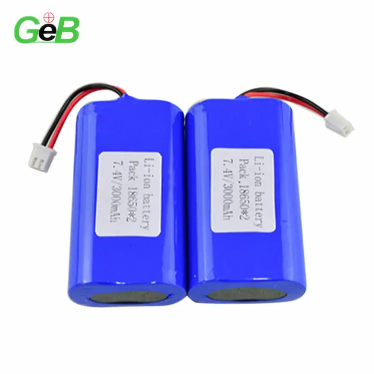 卸売円筒形リチウム電池INR 18650 7.4V 2600mAh 3200mah充電式リチウム電池パック7.4v電池パック