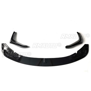 ลิ้นกันชนหน้ารถยนต์ สีดำเงา สำหรับตกแต่ง BMW M3 F30 F35 ปี 2013-2019 อุปกรณ์ตกแต่งรถยนต์ - Product Image 5
