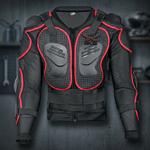 Blouson de moto professionnel HIKE IMPEX en cuir, coupe-vent, imperméable, respirant, ignifuge, anti-UV, protection intégrale - Product Image 2
