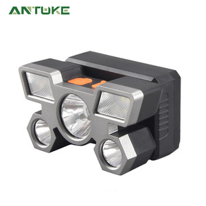 Lampe frontale LED rechargeable transfrontalière 14500 mAh haute luminosité pour pêche et patrouille en extérieur avec bandeau - Product Image 3