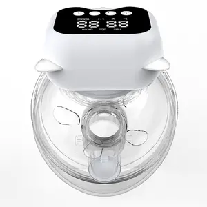 New Arrival Portable Hands Free Wireless Wearable Electric Smart Breast Pump Silicone Popular