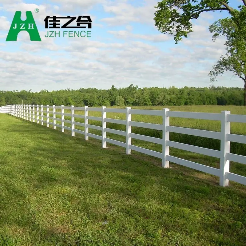 Treliça de cercas de plástico flexível para cercas, resistente a UV premium 4 trilhos, vinil branco, cor bronzeada personalizada, acessório barato para cercas
