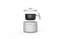 Mini-cuiseur à riz intelligent 600W, 1,6L, cuve intérieure en alliage d'aluminium, contrôle tactile numérique, écran LED, 6 programmes prédéfinis, directement de l'usine