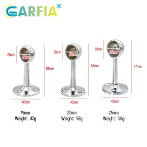 Herrajes para Muebles: Soporte Redondo de Aleación de Zinc para Riel de <span class=keywords><strong>Ropa</strong></span>, Soporte para Barra de Armario, Soporte para Tubo de <span class=keywords><strong>Ropa</strong></span> - Product Image 5