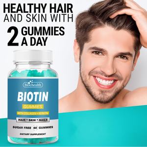 Gummies à la biotine favorisant la croissance des <span class=keywords><strong>cheveux</strong></span>, soutenant un métabolisme sain et la santé de la peau, <span class=keywords><strong>complément</strong></span> <span class=keywords><strong>alimentaire</strong></span> en gummies - Product Image 3
