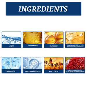 Crema de Veneno de Abeja Ximonth, Producto Ortopédico para Aliviar el Dolor y la Inflamación en las Vértebras Lombares, Rodillas, Tendones, Huesos y Articulaciones - Product Image 4