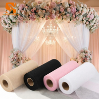Voile Suisse Transparent pour Studio Photo, Rideau de Mariage, Rideau de Fenêtre, Robe Fluide d'Été, Nappe de Table OEM ODM