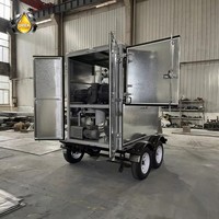Équipement de filtration d'huile isolante de type remorque pour utilisation en sous-station extérieure