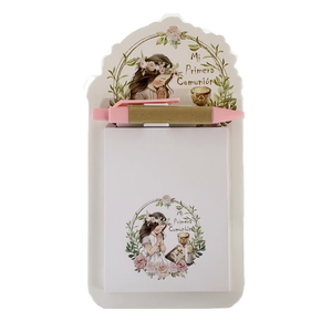 Ensemble de blocs-notes magnétiques Party Love 14x10cm 40 feuilles Design Première Communion Fille - Product Image 2