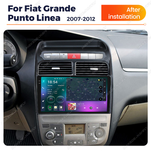 MEKEDE-Reproductor de DVD para coche, Radio con pantalla táctil, Android 12, 8 + 128GB, GPS, DSP, BT, estéreo, para <span class=keywords><strong>Fiat</strong></span> Grande Punto Linea 2007-2012 - Product Image 4