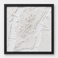 Cadre en bois massif artisanal pour miniatures de paysages urbains 3D 10x10 pouces en chêne, teck, noyer, marupa, malpe, hêtre – Cadre d'art pour table de bureau ou de maison