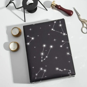 Eco-Friendly Recyclable Star Constellation Pattern Gift <b>Wrapping</b> <b>Paper</b> Roll Single Sided Coated Art <b>Paper</b> for Packaging Craft - Product Image 2