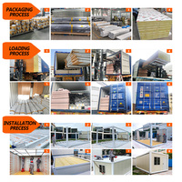 Cbox, maison modulaire détachable, mini-maison mobile, maisons préfabriquées en capsule, dortoir pour travailleurs avec 2 chambres, maisons conteneurs