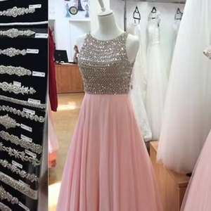 ATIYA LIBAS Maxi gasa vestido casual bordado floral Zardozi trabajo asimétrico silueta sin mangas escote-talla grande - Product Image 3