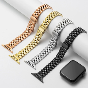 Correa <span class=keywords><strong>de</strong></span> Acero Inoxidable Delgada para Reloj <span class=keywords><strong>Apple</strong></span>, Correa <span class=keywords><strong>de</strong></span> Metal para Reloj <span class=keywords><strong>de</strong></span> 46 mm, 45 mm, 44 mm, 49 mm, 40 mm, 41 mm - Product Image 5