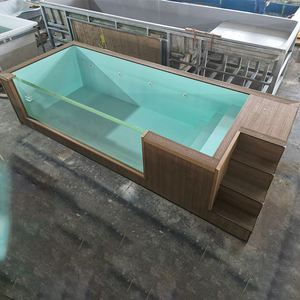 Maison d'été Petite <span class=keywords><strong>piscine</strong></span> d'arrière-cour Aménagement paysager Piscina Wpc <span class=keywords><strong>Bois</strong></span> Acrylique Spa extérieur Fibre de verre <span class=keywords><strong>Piscine</strong></span> <span class=keywords><strong>hors</strong></span> <span class=keywords><strong>sol</strong></span> - Product Image 6