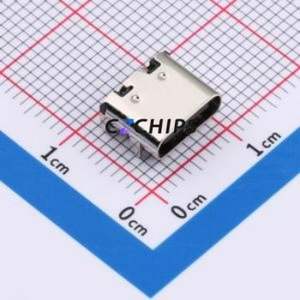 SH2-U262-161N-4BVC11 USB Connector SMD Connector Type-C Female Horizontal Mount 16P - Product Image 1