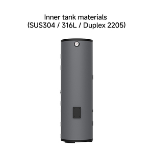 Pompa di Calore Elettrica Aini Personalizzata ad Alta Efficienza Energetica con Serbatoio di Accumulo Acqua Calda Domestica in Acciaio Inox da 100L - Product Image 3