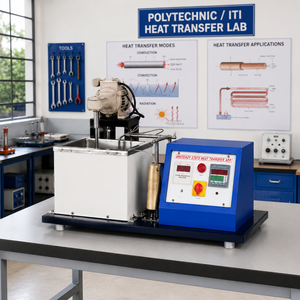 Appareil de transfert de chaleur à l'état instable avancé, équipement de formation et de recherche sur la conductivité thermique pour la physique d'ingénierie - Product Image 3