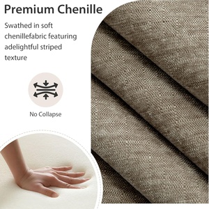 Sillón Giratorio Tapizado Moderno y Ecológico con Almacenamiento Oculto, Cómodos <span class=keywords><strong>Reposabrazos</strong></span> Acolchados en Forma de Diamante, Respaldo Cruzado, para Sala de Estar o Club - Product Image 5