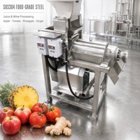 Fabrieksdirect GZ-500 Fruitpers Schroefpers Machine Hoge Opbrengst Groente Gember Ananas Sapcentrifuge Commercieel Gebruik