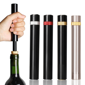 Ouvre-bouteille à vin <span class=keywords><strong>pneumatique</strong></span> en métal de style moderne en forme de stylo avec <span class=keywords><strong>tire</strong></span>-<span class=keywords><strong>bouchon</strong></span> coloré et pompe à air pulsante - Product Image 1