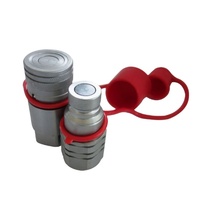 Modèle exclusif d'usine, norme ISO16028, acier au carbone, nouveaux raccords, accouplement hydraulique à déconnexion rapide, 1/4 BSP/NPT, 15-35MPA