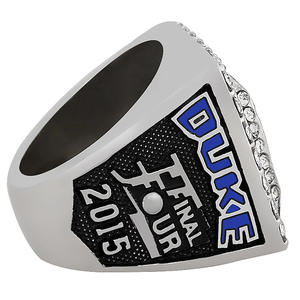 2015 Duke University Blue Devils Championship Ring, artisanat exquis, bague commémorative de mode sportive, personnalisable - Product Image 3