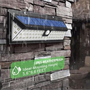 Solar Powered Outdoor Wall <b>Light</b> LED <b>Motion</b> <b>Sensor</b> Waterproof Garden Patio Villa Lighting - Product Image 3