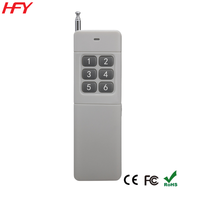 Control Remoto RF de 300m de Alcance, ABS, 1/2/3/4/6/8/12 Botones, OEM ODM, Código de Aprendizaje, 433/315MHz, Batería AAA, Impermeable, para Garaje, Venta al Por Mayor
