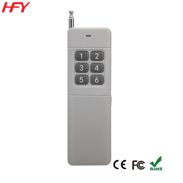 Wholesale 300m Range ABS 1/2/3/4/6/8/12 Buttons OEM ODM Learning Code 433/315MHz RF Remote Control AAA Battery Waterproof Garage