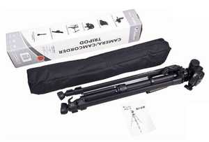 Trípode 1,7 m Wt <span class=keywords><strong>3560</strong></span> Patas plegables Transmisión en vivo Cabeza de cuna ajustable Mango portátil Soporte de trípode para soportes de cámara - Product Image 5