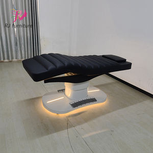Camilla Eléctrica Negra para Pestañas de Hospital, Mesa de Masaje de Metal con Altura Ajustable para Salón de Belleza Facial con Control de Pie y Luz LED - Product Image 6