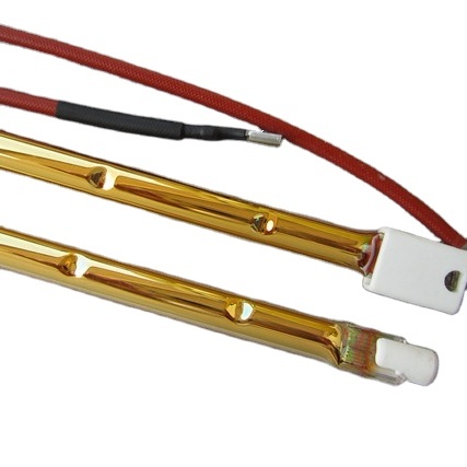 Quartz Halogen IR Lamps 1500W 235V with Gold Color