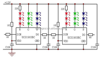 Circuit de commande de courant constant LED à 3 canaux UCS1903 UCS1903B UCS1903BC SOP8, puce de pilote LED