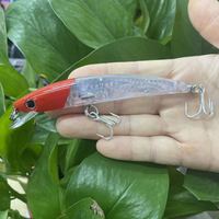 Leurres de pêche en cristal 3D, leurre de pêche en profondeur, appât dur artificiel, bateau à la traîne, pêche en mer, bar, brochet, 11cm, 16g