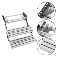 Marchepied électrique double avec LED et moteur pour caravane et camping-car